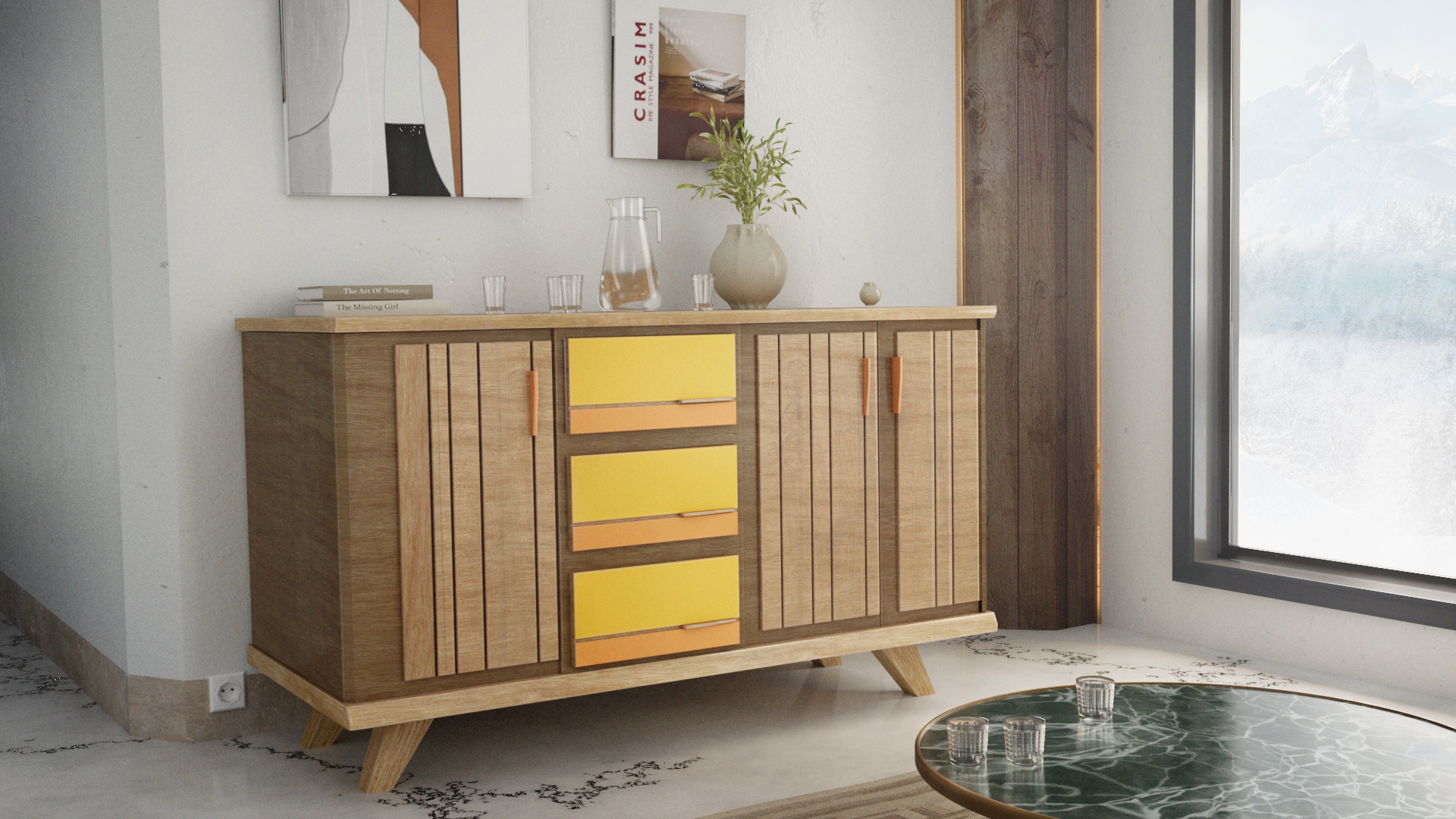 Nordic house interior design
